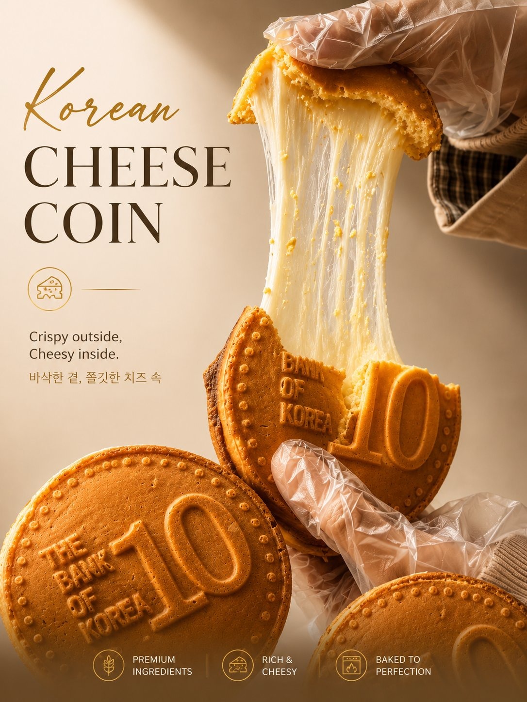 Korean Cheese Coin